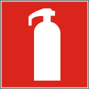 Знак по ГОСТ 12.4.026-2015: F04 Огнетушитель