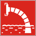 Знак по ГОСТ 12.4.026-2015: F07 Пожарный водоисточник
